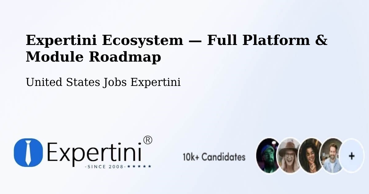 Expertini Ecosystem — Full Platform & Module Roadmap – Anthony